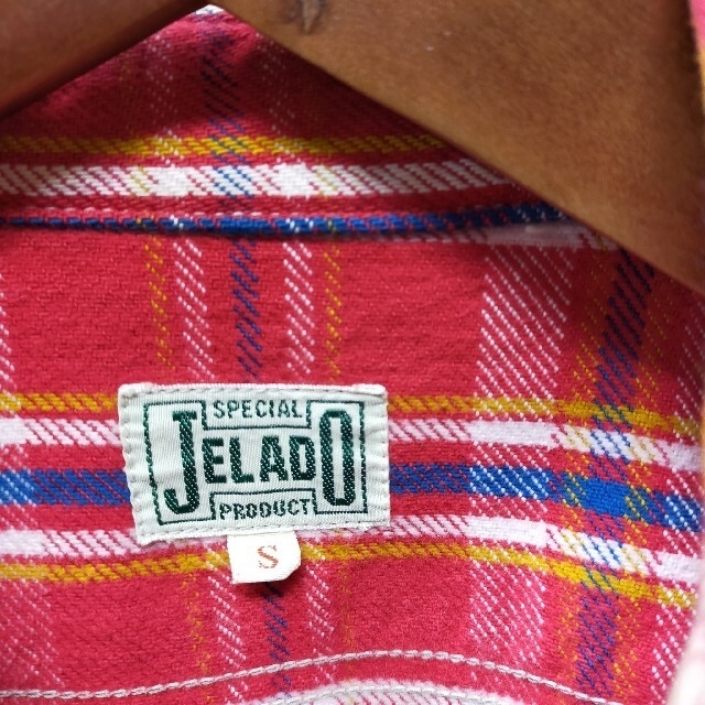 THE FLAT HEAD(フラットヘッド)のJELADO ジェラード　ネルシャツ　ショート丈　Sサイズ メンズのトップス(シャツ)の商品写真