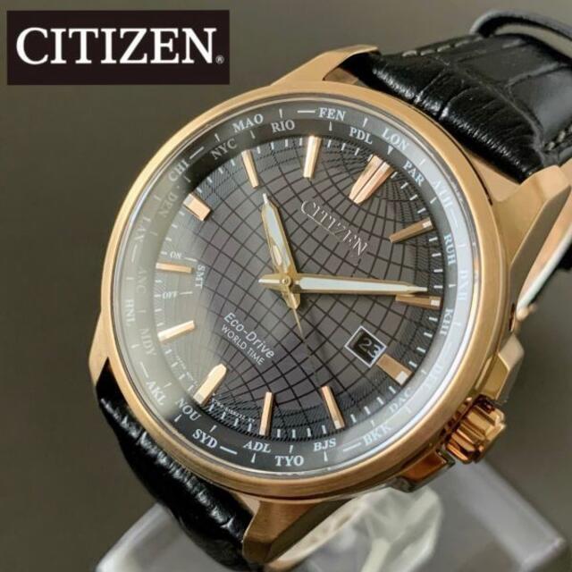 【新品】高級シチズン ソーラー エコドライブ CITIZEN メンズ腕時計