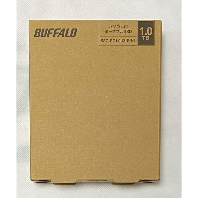Buffalo(バッファロー)の外付けポータブルSSD バッファロー　1TB スマホ/家電/カメラのPC/タブレット(PCパーツ)の商品写真