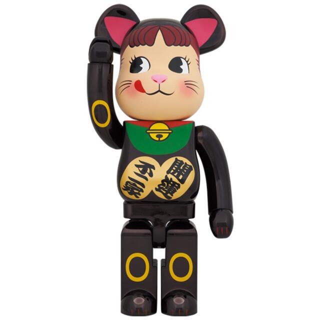 BE@RBRICK 招き猫 ペコちゃん 黒メッキ 1000% ③ - その他