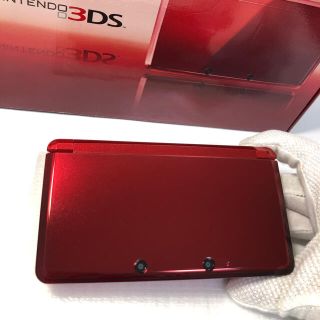 ️本体ほぼ新品!付属品全て完備!3DS フレアレッド 送料込
