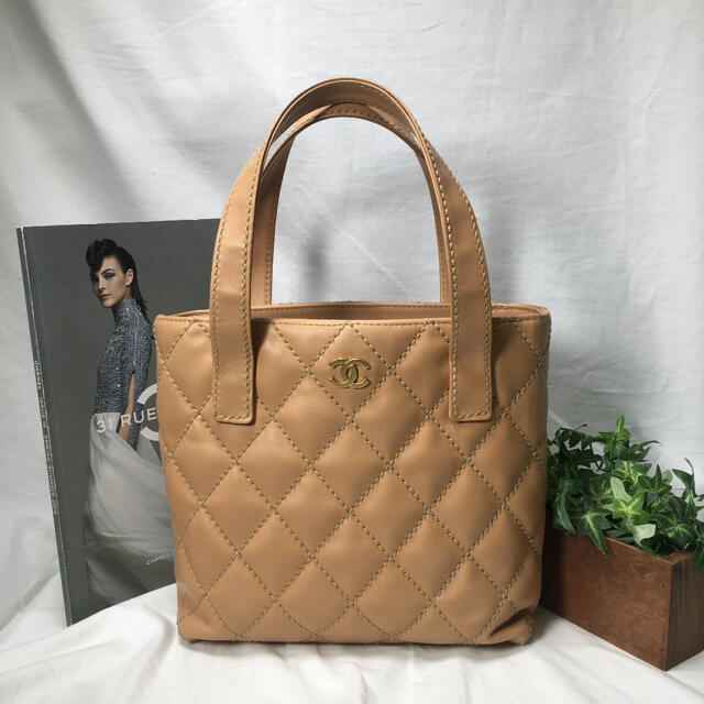 美品✨CHANEL✨シャネル ワイルドステッチ　ハンドバッグ レディースのバッグ(ハンドバッグ)の商品写真