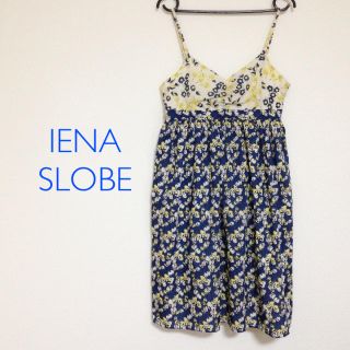 スローブイエナ(SLOBE IENA)のイエナスローブ 花柄キャミワンピ(ミニワンピース)