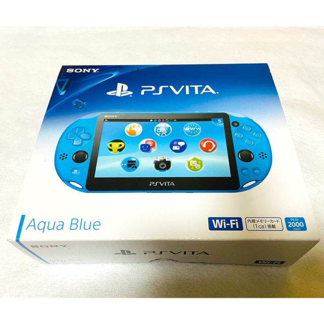 ☆本体未使用品☆PSVita PCH-2000 ZA23 アクアブルー 希少品