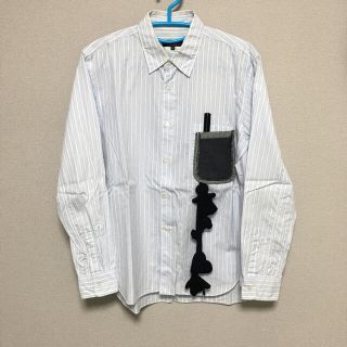 コムデギャルソンオムプリュス(COMME des GARCONS HOMME PLUS)のコムデギャルソンオムプリュス 長袖シャツ/ストライプ/フリンジ(シャツ)