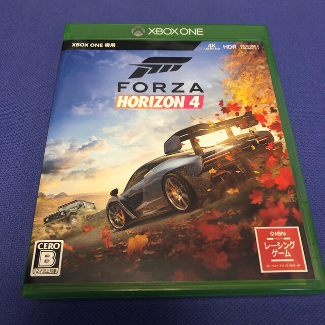 Xbox(エックスボックス)のFORZA HORIZON4   xbox one エンタメ/ホビーのゲームソフト/ゲーム機本体(家庭用ゲームソフト)の商品写真