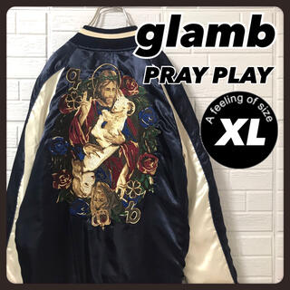 glamb - ☆入手困難サイズ４☆グラム スカジャン キリスト PRAY PLAY