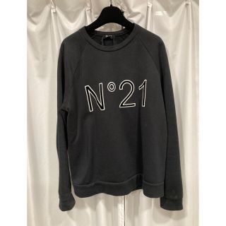 ヌメロヴェントゥーノ(N°21)のヌメロヴェントゥーノ　ロゴスウェット　美品(トレーナー/スウェット)