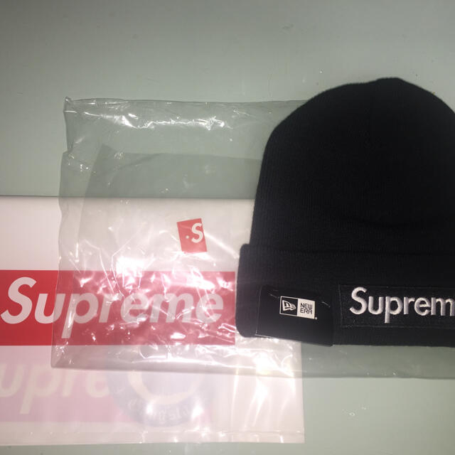 supreme 16aw beanie box logoニット帽/ビーニー