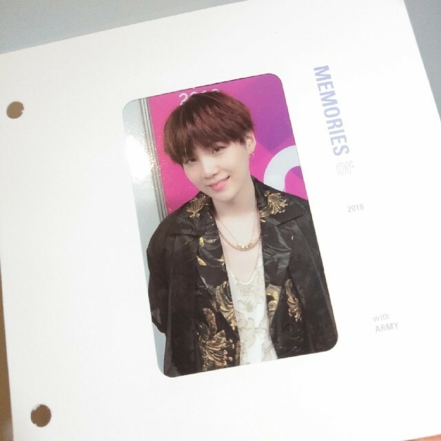 防弾少年団(BTS)(ボウダンショウネンダン)のBTS トレカ memories of 2018 Blu-ray ユンギSUGA エンタメ/ホビーのタレントグッズ(アイドルグッズ)の商品写真