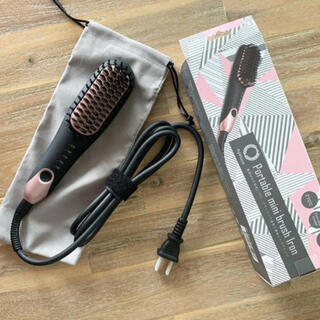 【クリスマス限定価格】アゲツヤ ミニブラシアイロン(ヘアアイロン)