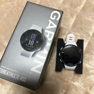 ガーミン(GARMIN)の【美品】GARMIN FOREATHLETE45S(腕時計(デジタル))