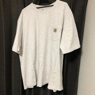 カーハート(carhartt)のCarhartt Tシャツ ホワイト　胸ポケット 定番　人気　美品(Tシャツ/カットソー(半袖/袖なし))