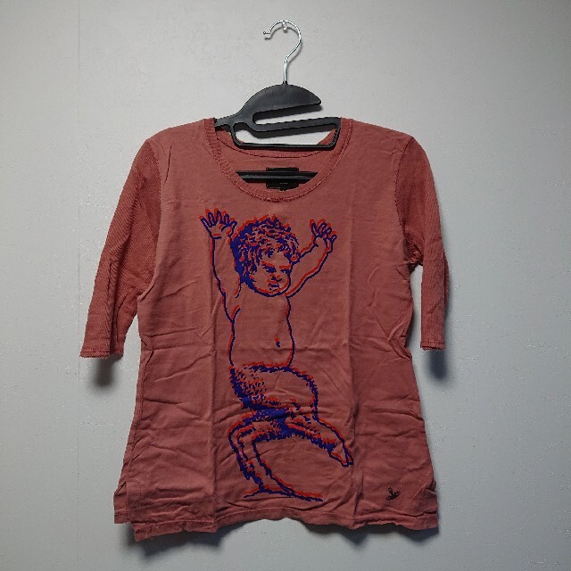 Vivienne Westwood(ヴィヴィアンウエストウッド)のにこさん専用☆ヴィヴィアンウエストウッド サティア Tシャツ ピンク S レディースのトップス(Tシャツ(半袖/袖なし))の商品写真