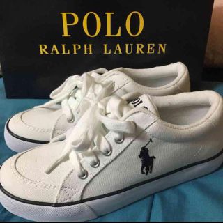 ポロラルフローレン(POLO RALPH LAUREN)の【新品】ポロ ラルフローレン スニーカー(スニーカー)