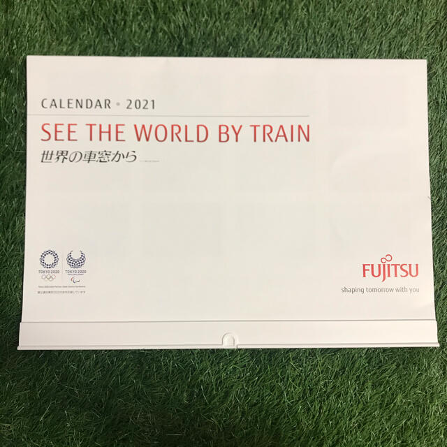 富士通(フジツウ)の富士通 世界の車窓から 壁掛けカレンダー 2021 インテリア/住まい/日用品の文房具(カレンダー/スケジュール)の商品写真