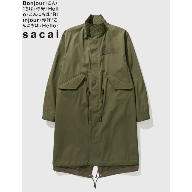 sacai(サカイ)のSACAI コットン モッズコート メンズのジャケット/アウター(モッズコート)の商品写真