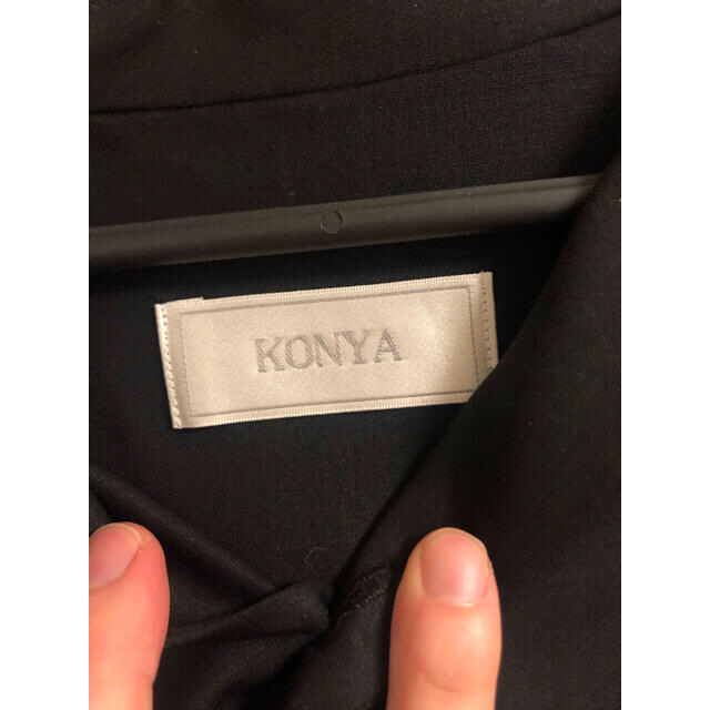 KONYA プルオーバーシャツ　ブラック