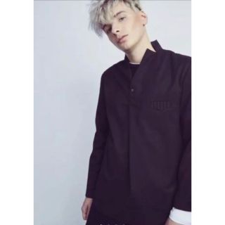 コムデギャルソン(COMME des GARCONS)のKONYA プルオーバーシャツ　ブラック(シャツ)