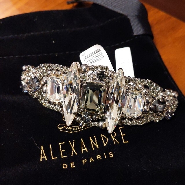 Alexandre de Paris(アレクサンドルドゥパリ)のALEXANDRE ヘアバレッタ　SWAROVSKI　 レディースのヘアアクセサリー(バレッタ/ヘアクリップ)の商品写真