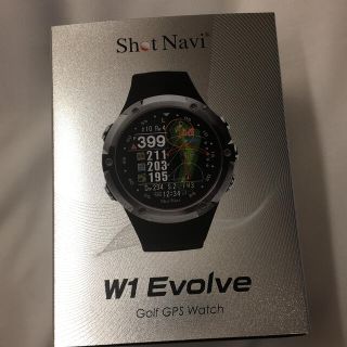 ショットナビ エボルブ W1 Evolve BK (SN-EV-B)   (ゴルフ)