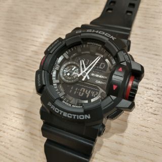 CASIO G-SHOCK　GA-400　Gショック　ブラック　レッド　赤(腕時計(デジタル))