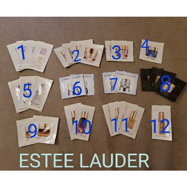 Estee Lauder(エスティローダー)の化粧品サンプル　まとめ売り30コ《ESTEE LAUDER》 コスメ/美容のキット/セット(サンプル/トライアルキット)の商品写真