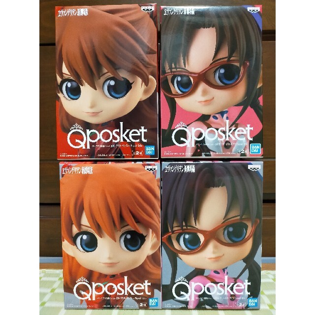 BANPRESTO(バンプレスト)のヱヴァンゲリヲン新劇場版 Qposketマリ アスカ フィギュア セット エンタメ/ホビーのフィギュア(アニメ/ゲーム)の商品写真