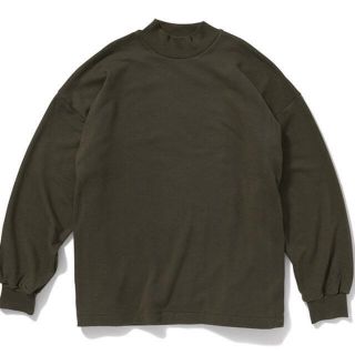 ワンエルディーケーセレクト(1LDK SELECT)のアン様専用　ビッグハイネックスウェット　久米繊維　カーキグリーン(スウェット)