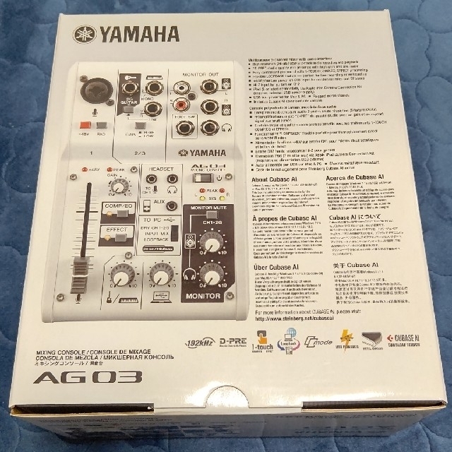 ヤマハ(ヤマハ)の★YAMAHA  AG03 ヤマハウェブキャスティングミキサー★         楽器のレコーディング/PA機器(ミキサー)の商品写真