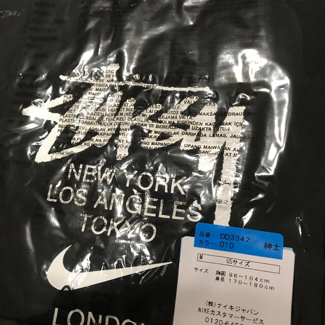 NIKE×Stussy ナイキ　ストゥーシー　黒　Tシャツ　M 2