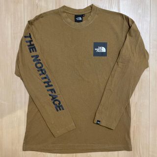 ザノースフェイス(THE NORTH FACE)の美品 ノースフェイス スクエアロゴ tシャツ(Tシャツ/カットソー(七分/長袖))