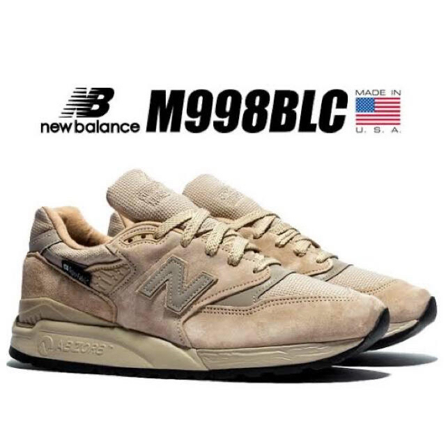 New Balance(ニューバランス)のニューバランス M998 blc ＵＳ９.５　Made in USA メンズの靴/シューズ(スニーカー)の商品写真