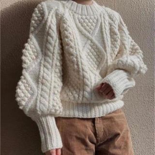 トゥデイフル(TODAYFUL)の【 calme 】hand cable pullover knit (ニット/セーター)