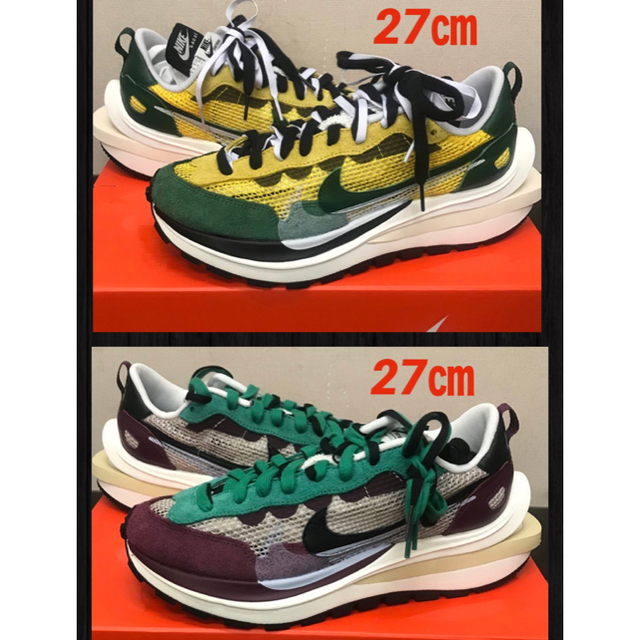 NIKE × sacai　ヴェイパーワッフル　2足セット27㎝　ナイキ　サカイ