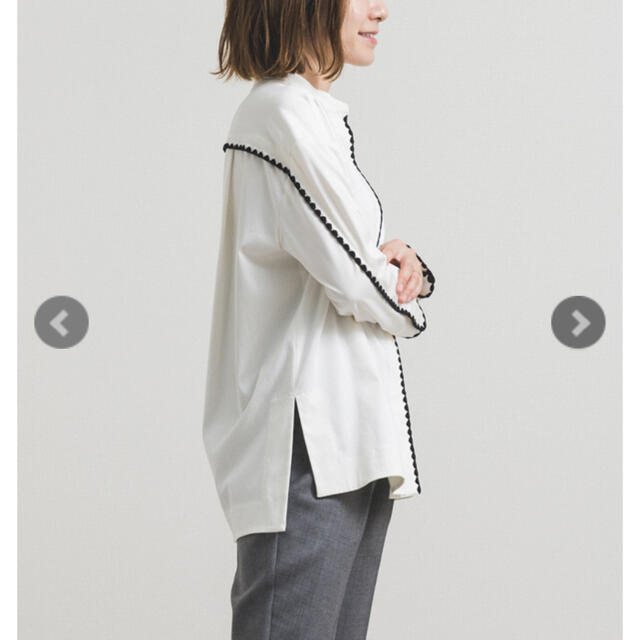 yori ハマグリ刺繍ブラウス 人気完売 トップス yori ハマグリ刺繍ブラウス 人気完売 トップス
