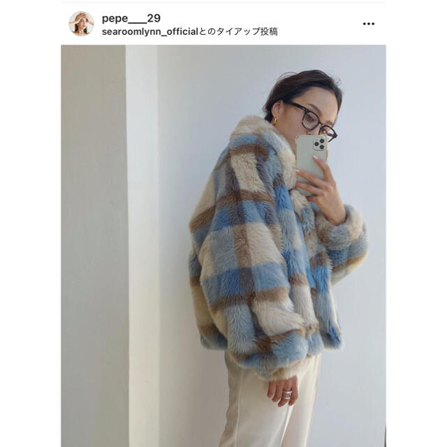 ECOファーショートCollarコート シールームリン うのにもお得な情報