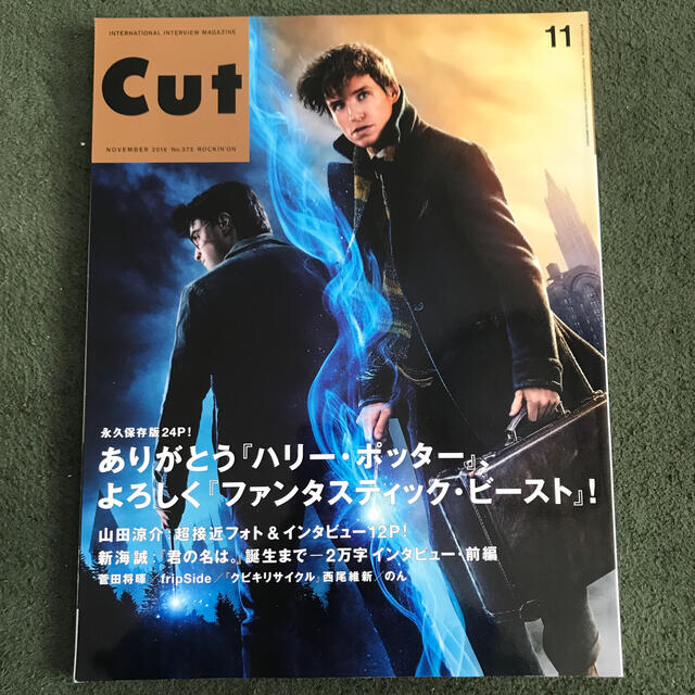 Cut カット 2016年 11月号 菅田将暉  小松菜奈  エディレッドメイン エンタメ/ホビーの雑誌(音楽/芸能)の商品写真