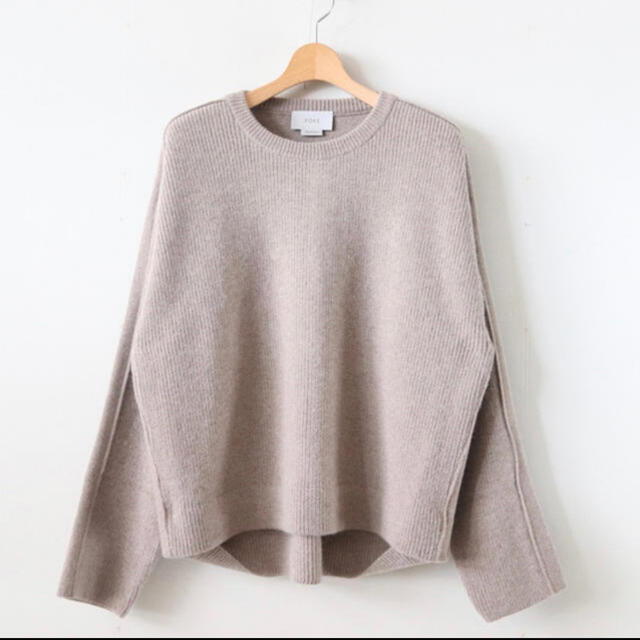 YOKE 19aw 7G ALPACA WOOL RIB STITCH KNIT