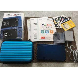 ニンテンドー3DS(ニンテンドー3DS)の【まとめ売り】ニンテンドー3DS LL本体／ケース／ACアダプター(携帯用ゲーム機本体)