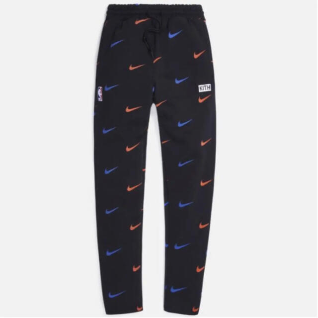 KITH NIKE KNICKS AOP FLEECE PANT BLACK M