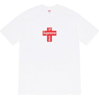 シュプリーム(Supreme)のSupreme Cross Box Logo Tee クロス　シュプリーム(Tシャツ/カットソー(半袖/袖なし))