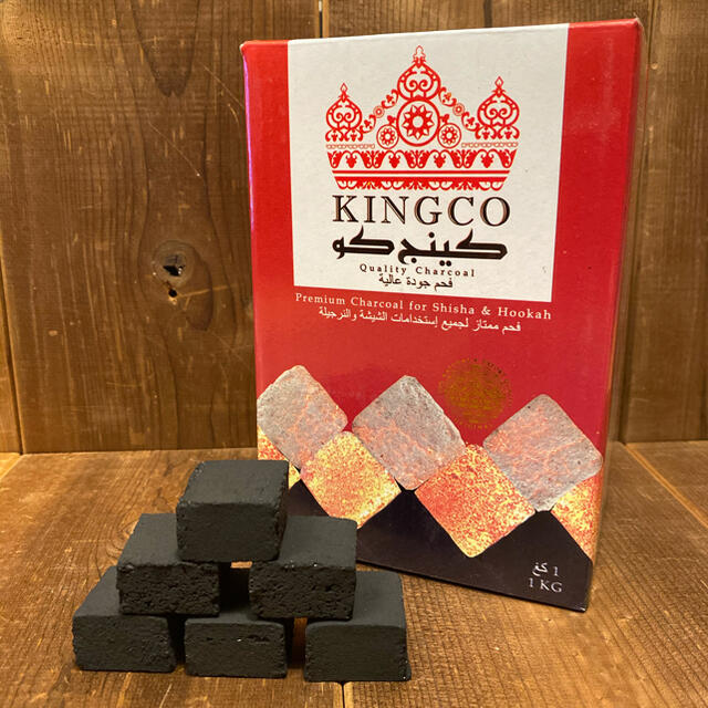 シーシャ用　ココナッツ炭　１kg(108ピース)    KINGCO メンズのファッション小物(タバコグッズ)の商品写真