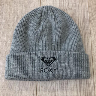 ロキシー(Roxy)のROKY ロキシー ニット帽 グレー(ニット帽/ビーニー)