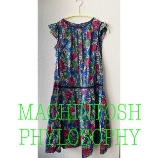 マッキントッシュフィロソフィー(MACKINTOSH PHILOSOPHY)のお値下げ‼︎ MACHINTOSH PHILOSOPHY ワンピース 36(ひざ丈ワンピース)