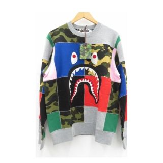 アベイシングエイプ(A BATHING APE)のa bathing ape camo shark sweat L Maa様(スウェット)