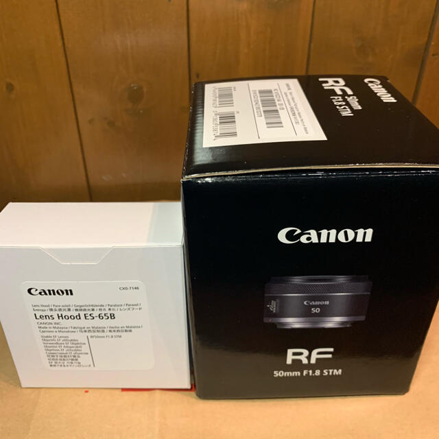Canon RF50mm F1.8 STM 純正レンズフードセット 新品・未使用 Canon RF50mm F1.8 STM 純正レンズフードセット 新品・未使用