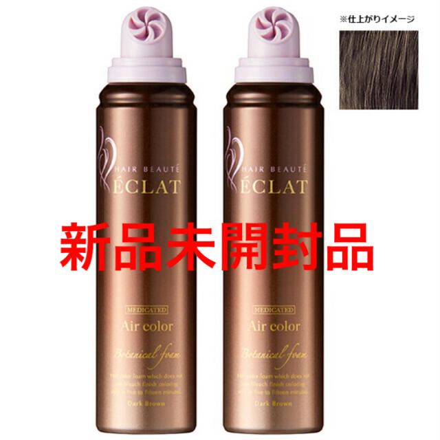 ヘアボーテ　エクラ　ボタニカル　エアカラーフォーム　ダークブラウン　150g