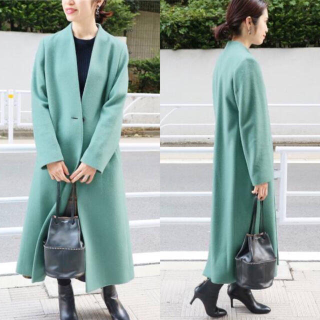 IENA - 2018aw Vネックデザインロングコートの通販 by お急ぎの方は ...