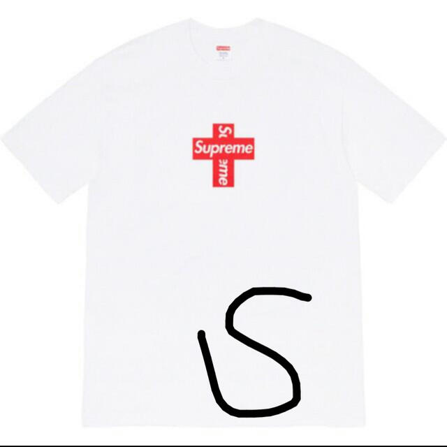 supreme Cross box logo tee Sサイズ